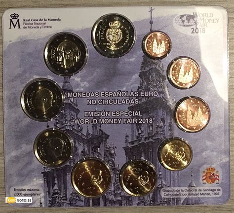 Spanje Euro Set Bu Fdc Cent Tot Euro Commemorative Euronotes