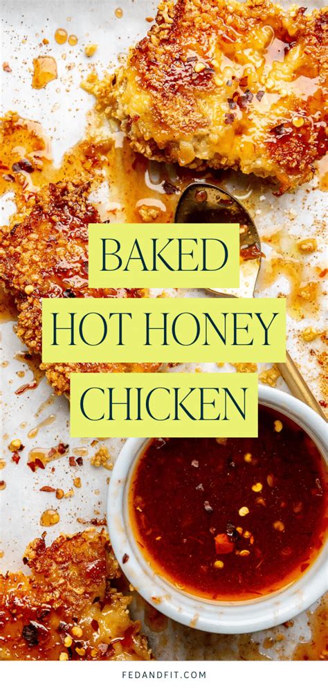 Crispy Baked Hot Honey Chicken Fed And Fit