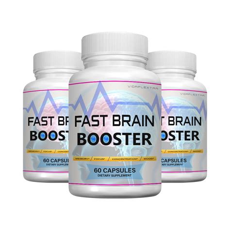 3 Pack Fast Brain Booster Capsules Fast Brain Booster Advanced