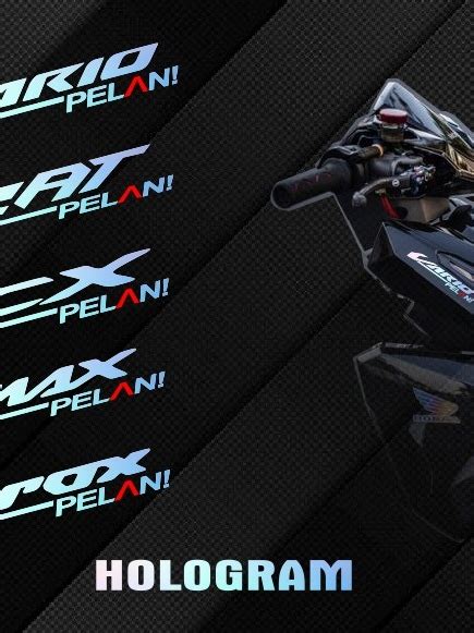 Jual Sticker Pelan Cutting Sticker Variasi Motor Pelan Vario Beat