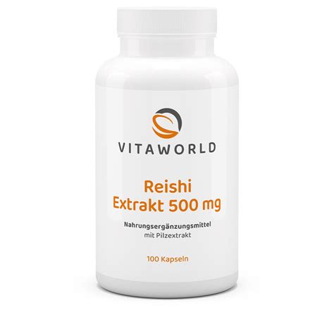 Vitaworld Reishi Extrakt 500 Mg 100 Kapseln