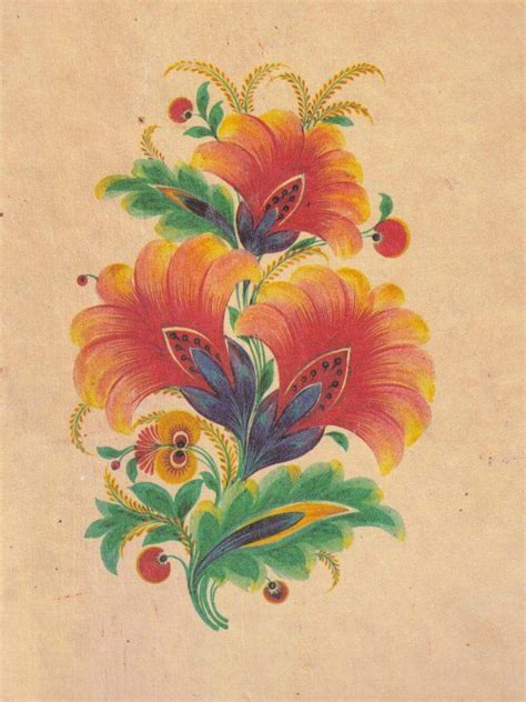 Petrikivsky - decorative and ornamental painting, which was formed at ...