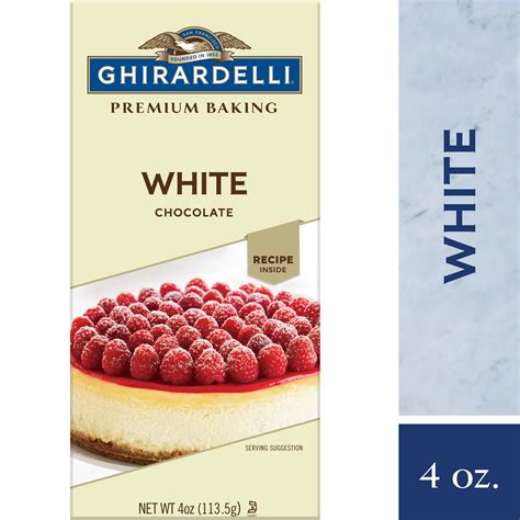 Ghirardelli Premium Baking Bar White Chocolate 4 Oz