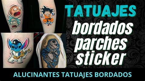 Increíbles Tatuajes de Bordados parches y stickers Golden Tattoo