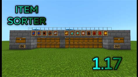 Easy Simple Automatic Item Sorter For Minecraft Bedrock 1 17 YouTube