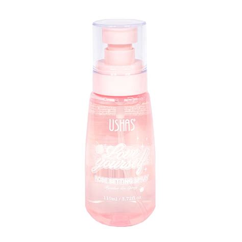 FIJADOR DE MAQUILLAJE EN SPRAY CON ESENCIA DE ROSAS 110ML USHAS