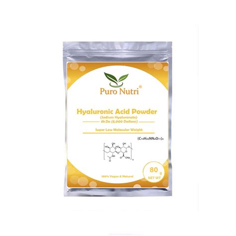 Hyaluronic Acid Powder Oligo Sodium Hyaluronate Lowest Molecular Weight