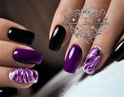 45 Stunning Purple Nail Art Designs