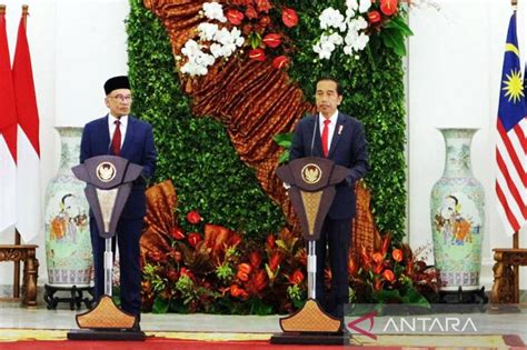 Indonesia Malaysia Sepakat Perkuat Asean Antara News