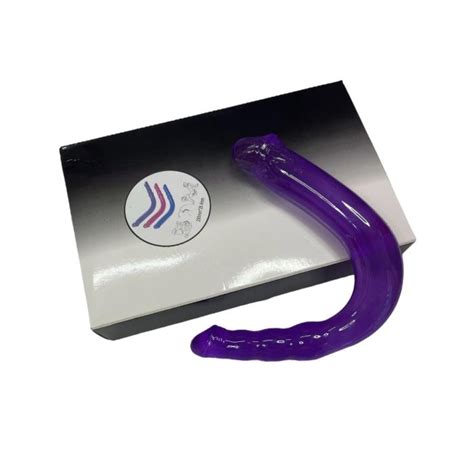 Dildo Doble Cabeza Lila Transparente Precio Guatemala Kemik