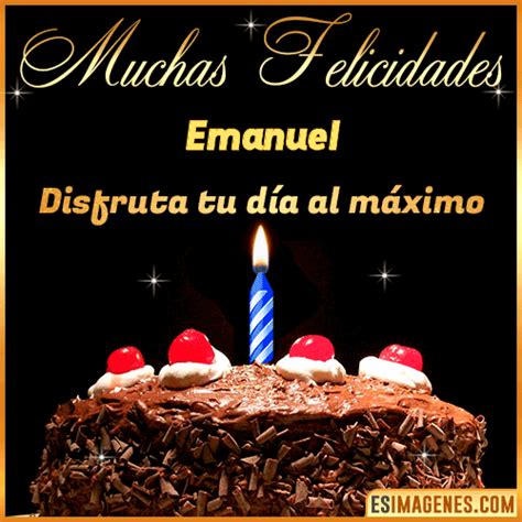 【º‿º】 Feliz Cumpleaños Emanuel【 ️】30 Tarjetas Y 