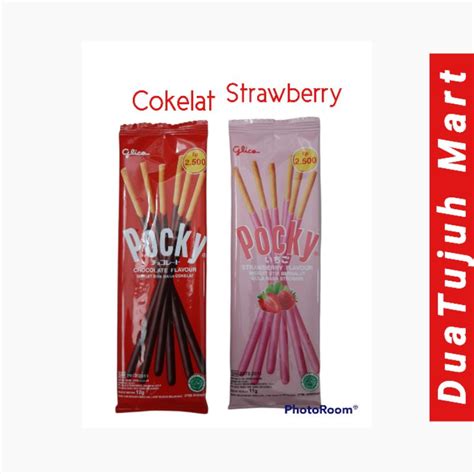 Jual Pocky Cokelat Strawberry Sachet Gram Shopee Indonesia