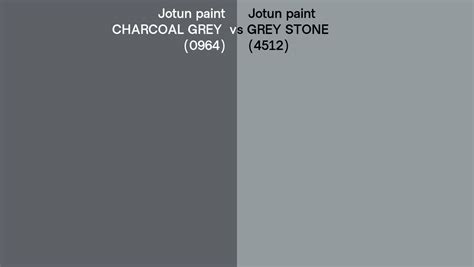 Jotun Paint Charcoal Grey Vs Grey Stone Side By Side Comparison