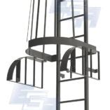 Fixed Vertical Cage Ladders Ega Products Inc