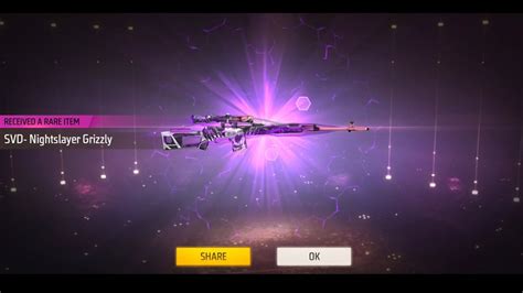 New Weapon Royal Free Fire New Svd Skin New Weapon Royal Gun Ff New