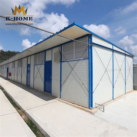 Sandwich Panel Prefabricated Labour Hutment Temporary House And