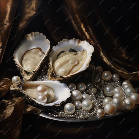 Premium AI Image | Oyster Shells Holding Hidden Pearls