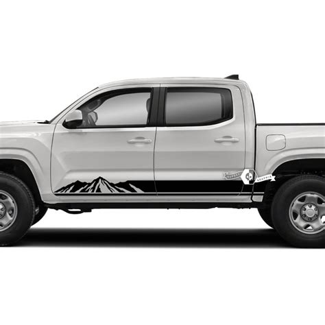 Par Toyota Tacoma Sr Rocker Panel Mountain Side Vinilo Calcoman As