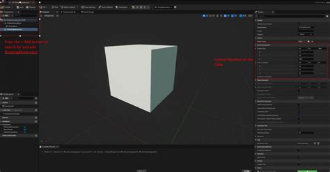 Unreal Engine Blueprint How To Make A Cube Rotate Without Using Event