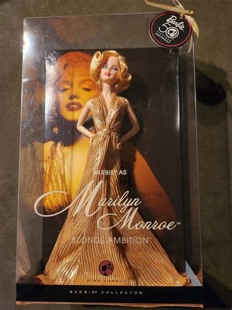 Barbie As Marilyn Monroe Blonde Ambition 50th Anniversary 2008 NRFB