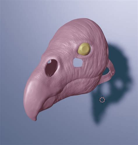 Turkey Vulture Mask Stl Files For 3d Printing Etsy