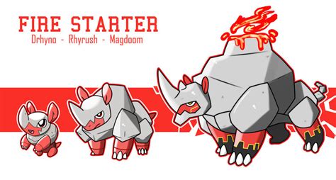 Fire Starter Evolution Line by lukeacioli on DeviantArt