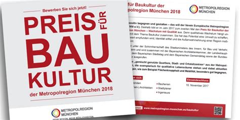 Landkreis München Jetzt bewerben für den Preis für Baukultur der