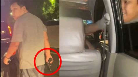 Viral Oknum Pengemudi Mobil Berpelat Dinas Pukul Dan Todong Pistol Ke