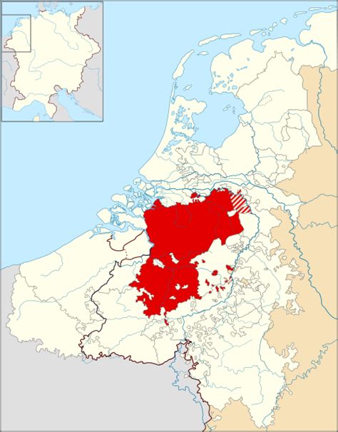 The Duchy Of Brabant 1350 Within The 17 Provinces And The Borders Of