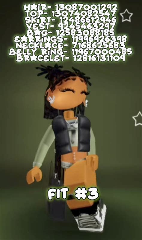 Pin By Aiyana On Id Codes Baddie Outfits Ideas Black Hair Roblox Roblox