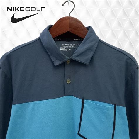 Nike Golf Kaos Atasan Pria Berkerah Kaos Kerah Pria Olahraga Fesyen