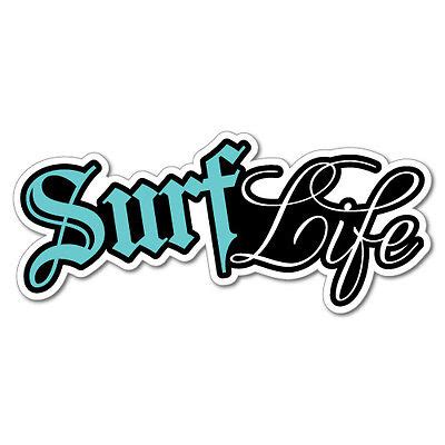 Surf Life Surfing Sticker Decal Surfboard Vintage Skate Surf 7473EN EBay