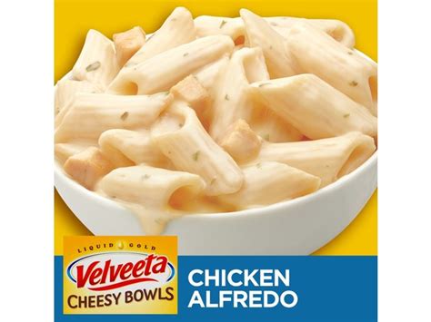 Velveeta Liquid Gold Cheesy Bowls Chicken Alfredo Cheese Sauce Penne