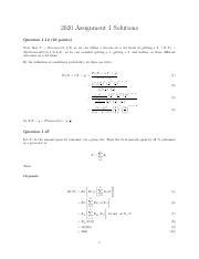 Assign1 2019 Pdf 2020 Assignment 1 Solutions Question 1 12 20 Points