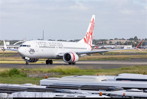 Vh 8ia Boeing 737 8 Max Virgin Australia Airlines Clinton J Down