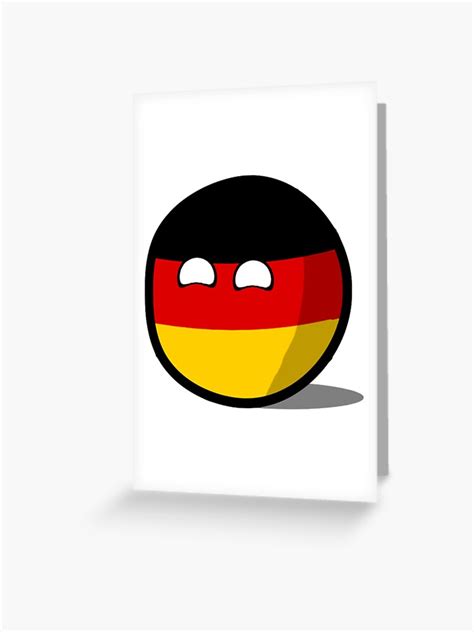 Germanyball Countryball Greeting Card For Sale By Robinsonbevis