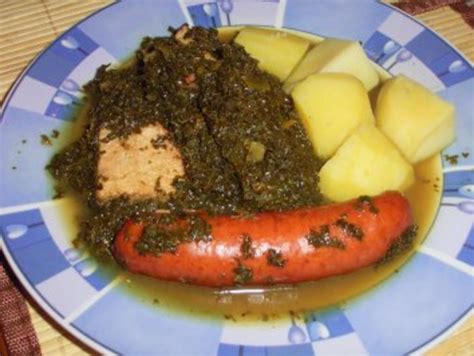 Grünkohl mit Bregenwurst aus Omas Küche Rezept kochbar de