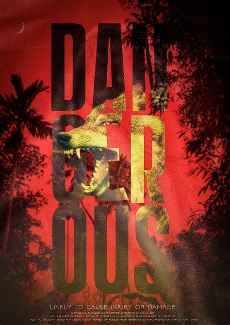 DANGEROUS POSTER :: Behance