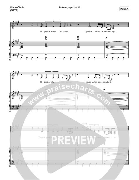 Praise Sheet Music Pdf Elevation Worship Chris Brown Brandon Lake