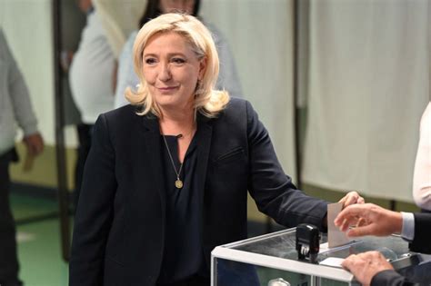 Législatives 2022 Marine Le Pen a voté à Hénin Beaumont pour le