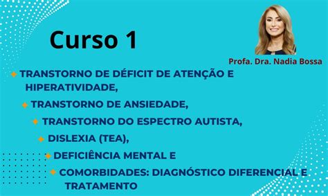 Curso Transtornos Tdah Ta Tea Dislexia Tae Defici Ncia Mental