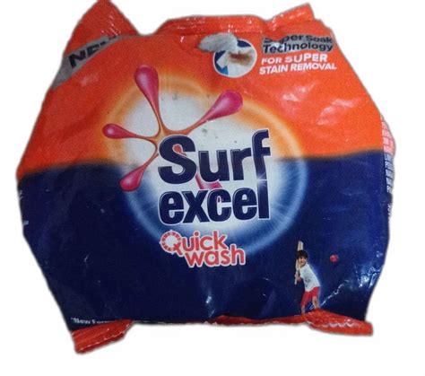 Surf Excel Quick Wash Detergent Powder Packaging Size G At Rs