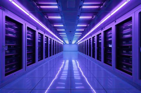 Premium Photo Server Racks In Server Room Data Storage Data Centers