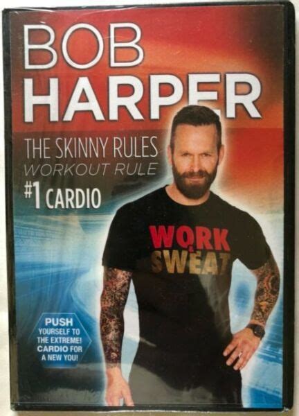 3 Bob Harper The Skinny Rules Workout Rule Fitness Dvd Cardio Core