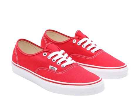 สนีกเกอร์ Vans Authentic Shoes Red ซื้อ ขายของแท้