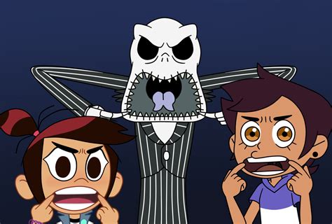 Jack Teaches Molly And Luz With Scary Faces By Deaf Machbot On Deviantart