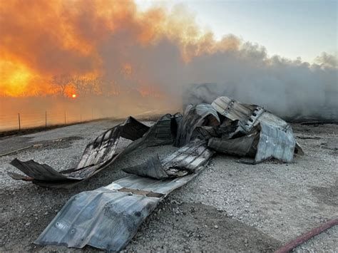 Hundreds Of Hay Bales Burn In Fire Near Highlandville