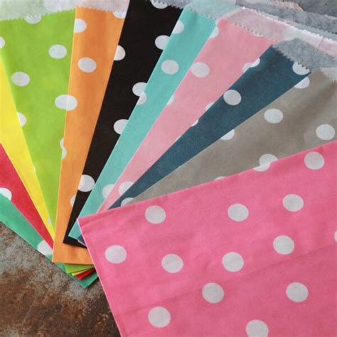 Polka Dot Favor Bag Etsy