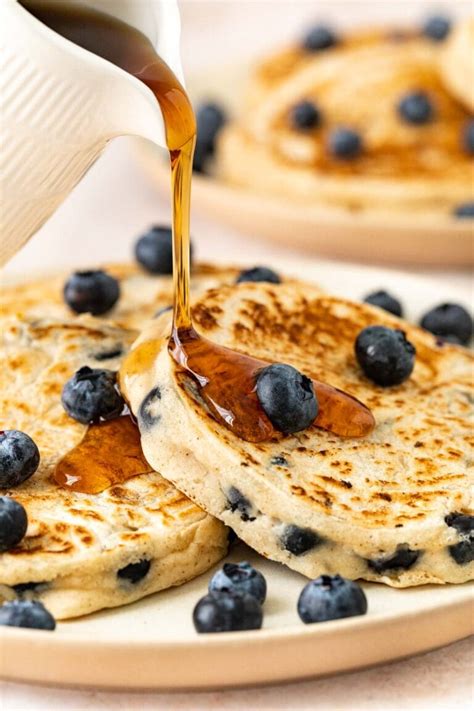 The Best Blueberry Pancakes Recipe Dinner Then Dessert