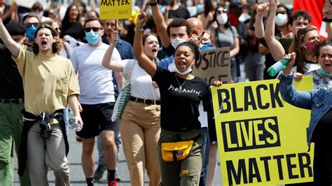 Black Lives Matter Protests March Held In Liverpool